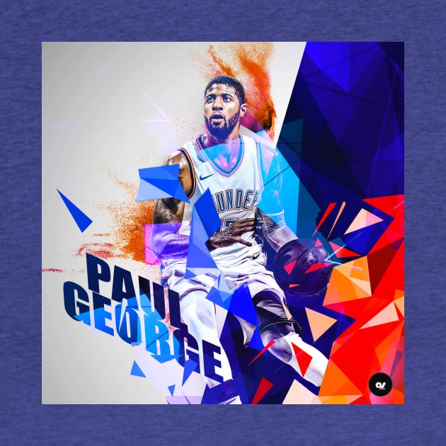 Paul George - Polygon Design by asGraphics